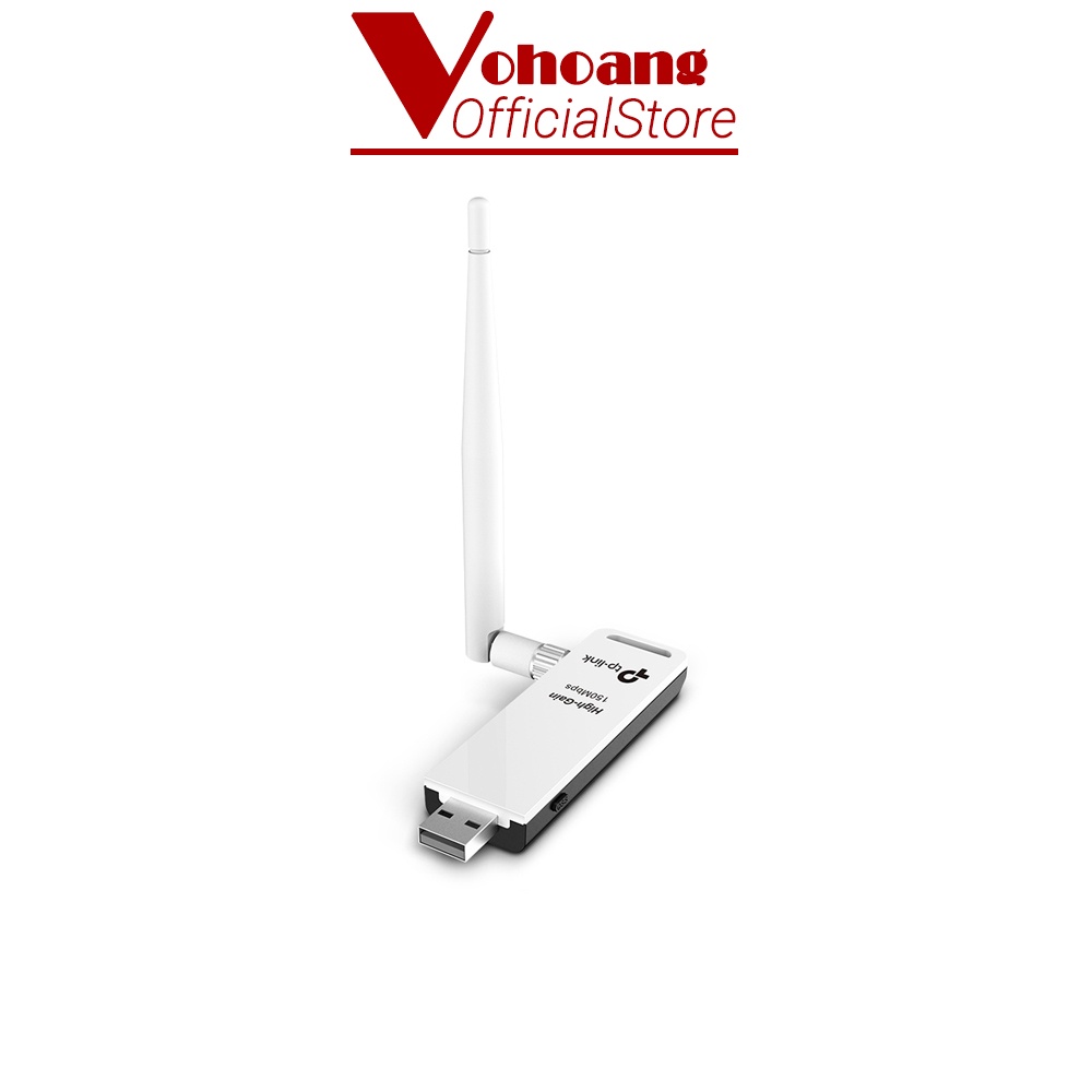 USB WiFi TPLINK TLWN722N Độ lợi cao Tốc độ 150Mbps