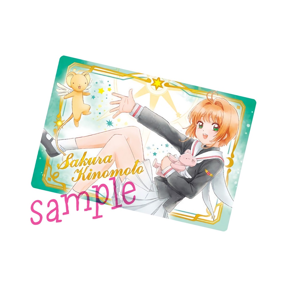 M1 Ảnh card bo góc in hình THỦ LĨNH THẺ BÀI Cardcaptor Sakura thẻ bo viền 5*8cm anime chibi xinh xắn sưu tầm