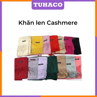 Khăn quàng cổ nữ Len, Khăn Cashmere dệt kim Thời trang LOẠI 1( 200-70 CM) Tuhaco