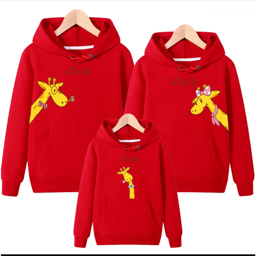 🌴🦒🌴VIDEO ÁO NỈ HOODIE GIA ĐÌNH GTRAFFE SIÊU ĐẸP, NỈ MŨ GIA ĐÌNH, ÁO ĐÔI LOẠI 1 ĐỦ MÀU ĐỦ SIZE