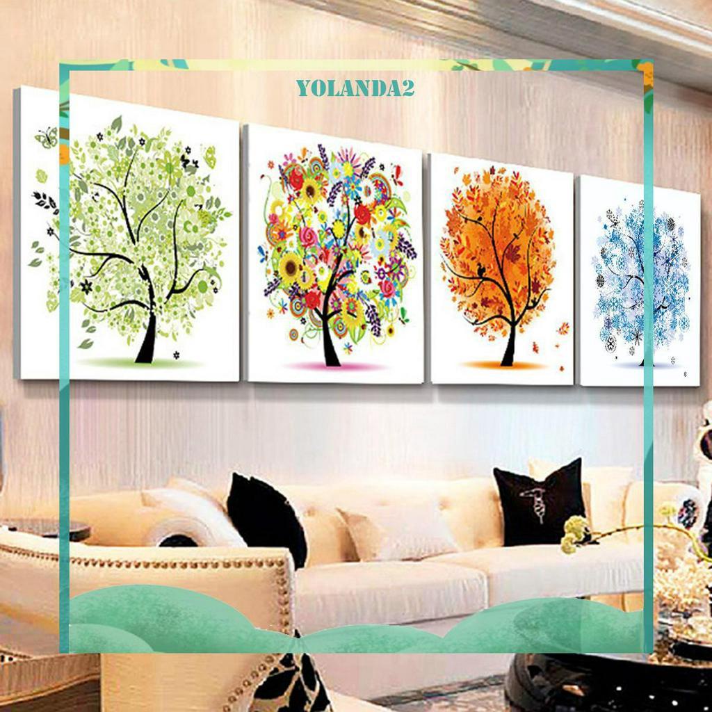 Tranh Cây Bốn Mùa 5d