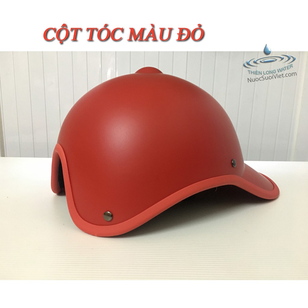 Mũ Bảo Hiểm Lưỡi Trai Có Khoét Lỗ Phía Sau Cột Tóc - Nón Thời Trang Có Lỗ Cột Tóc