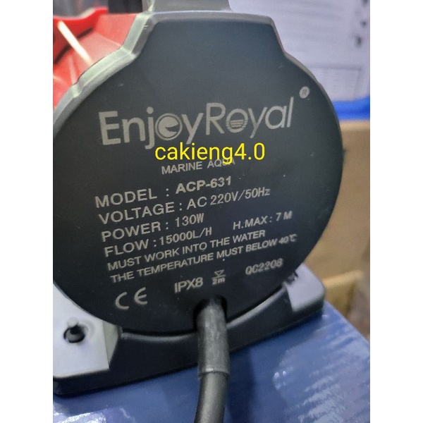 Máy bơm có điều khiểu ENJOY ROYAL AC PUMP 15000L/H, 20000L/H, 25000L/H, 30000L/H cho hồ koi và hồ thủy sản