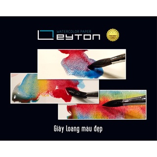 【Giao hàng nhanh chóng】[Tóc thẳng] [Leyton] Giấy vẽ màu nước cao cấp 100% cotton