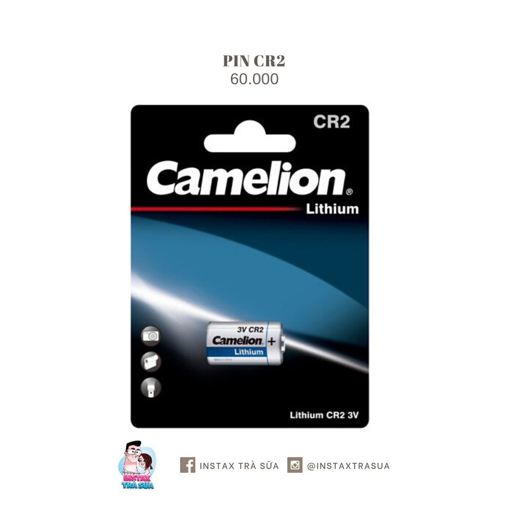 1 viên PIN CR2 Camelion - dùng cho các máy MINI 70 / SQ6 / MINI 25 (viên)