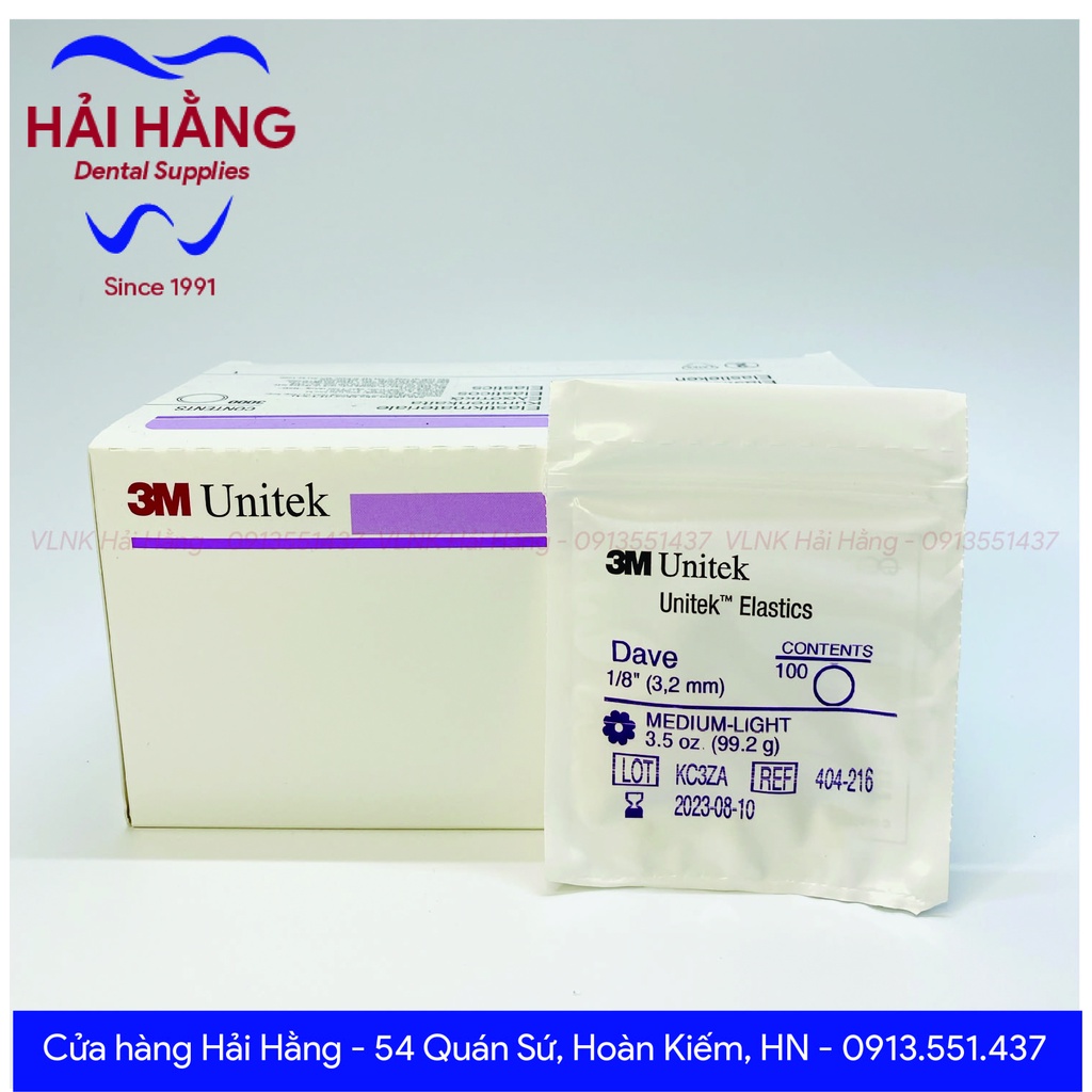 Thun chỉnh nha 3M Unitek - chun liên hàm 3.5oz