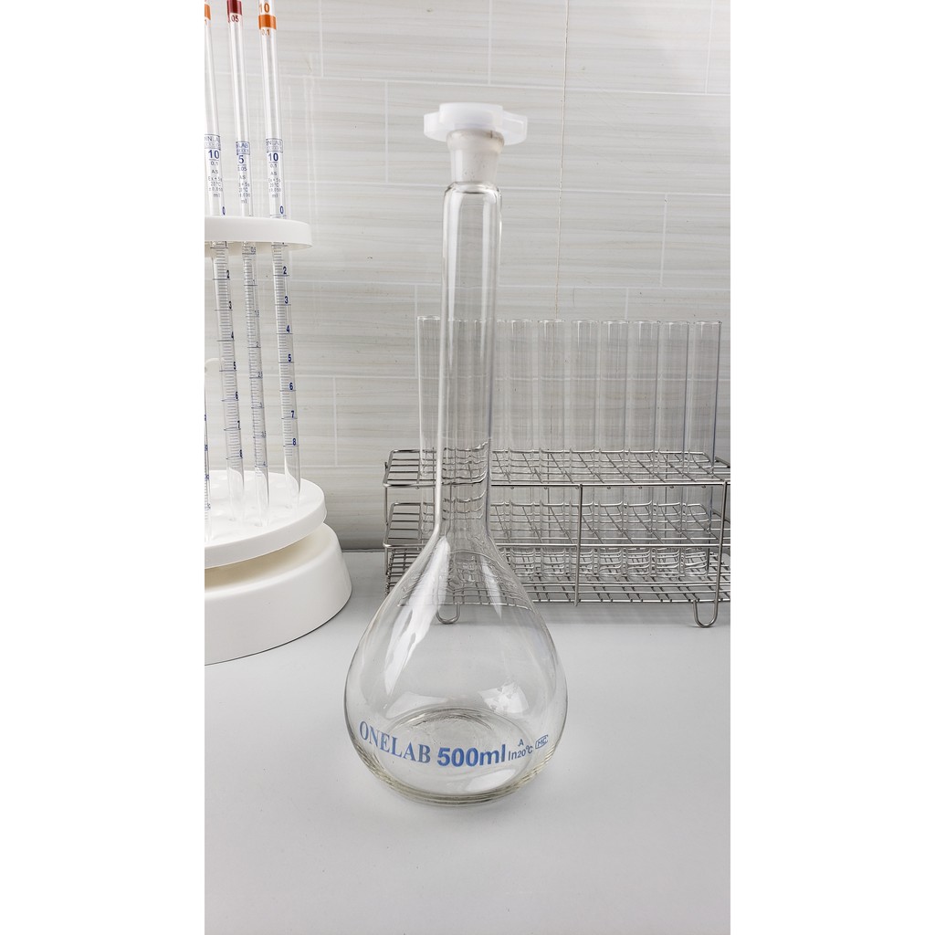 BÌNH ĐỊNH MỨC TRẮNG  10ml, 25ml, 50ml, 100ml, 250ml, 500ml, 1000ml Volumetric Flasks