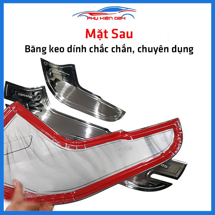 [HOT]  [Cerato 2019-2020] Bộ Ốp Titan Chống Trầy Xước Tapli, Táp li Dành Cho Xe Ô Tô - Cerato 2019-2020
