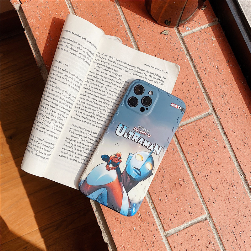 Ốp điện thoại cặp bằng nhựa mềm in hình Ultraman hoạt hình cho iPhone12 mini 11 PRO MAX 7/8plus SE2020 X/XS XR XSMAX | BigBuy360 - bigbuy360.vn