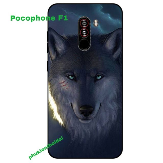 Ốp lưng Xiaomi Pocophone F1 FREESHIP Từ 50k dẻo TPU viền đen in 3D cao cấp