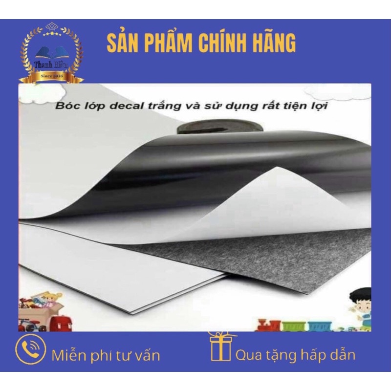 Nam châm lá loại có sẵn keo dán- bóc ra dùng luôn