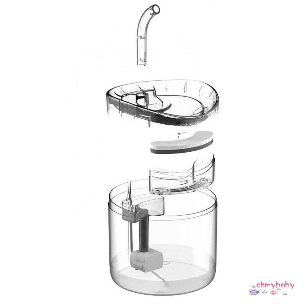 Máy lọc nước Bộ lọc trong suốt Yên tĩnh Đài phun nước Kitty tự động cho chó mèo [8/14]