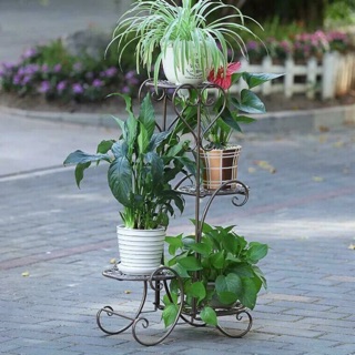 Kệ sắt để cây cảnh 4 tầng
