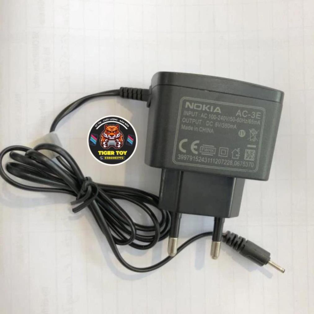 Sạc Nokia chân kim chính hãng, dây sạc Nokia 1280, sạc điện thoại Nokia có tem đỏ