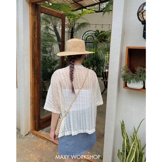 Áo khoác ren mỏng Lace Top Maxy Workshop