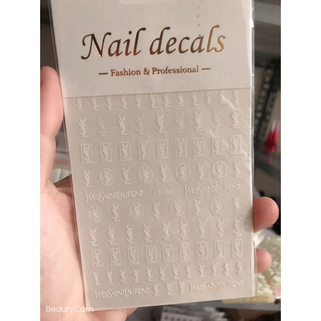 sticker trang trí nail