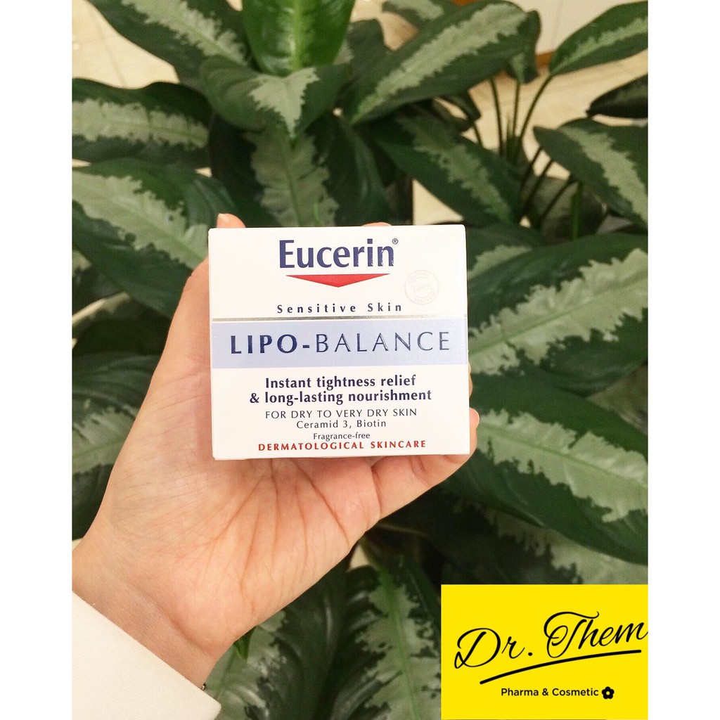 ✅[CHÍNH HÃNG] KEM DƯỠNG ẨM EUCERIN CHO DA KHÔ VÀ NHẠY CẢM EUCERIN LIPO BALANCE 50ML | BigBuy360 - bigbuy360.vn