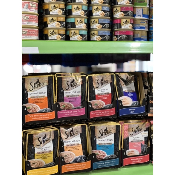 🇹🇭  Pate Thức Ăn Ướt Cho Mèo SHEBA Cat Wet Food NK Thái Lan 70g