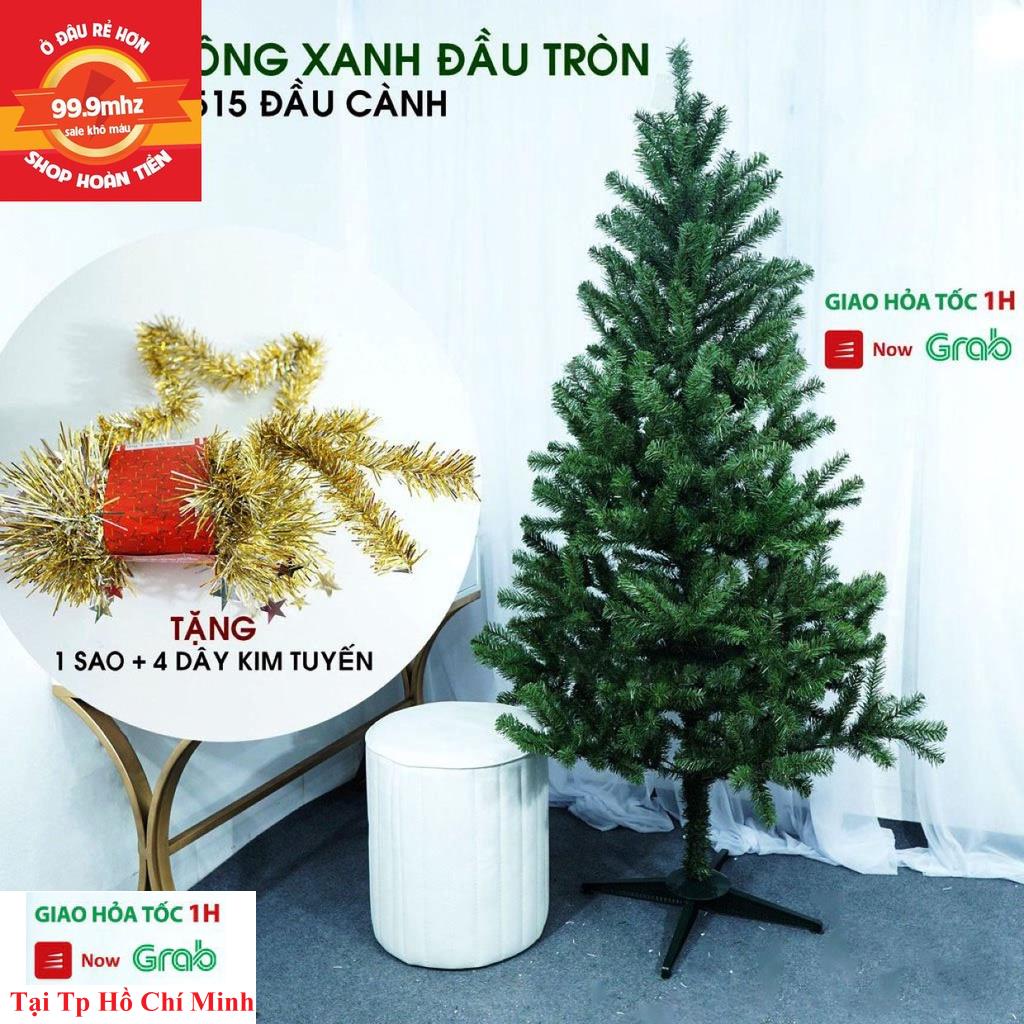 Cây Thông Noel 1m8 Trang Trí Giáng Sinh Tặng Kèm 3 Dây Kim Tuyến 1 Ngôi Sao Cây Thông Hàng Cao Cấp Lá Dầy Tán Rộng