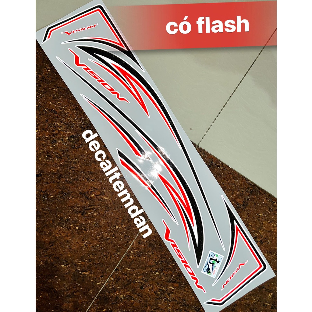 DDXM - V65H - DECAL CÓ PHẢN QUANG DÁN TRANG TRÍ XE VISION CÁC ĐỜI
