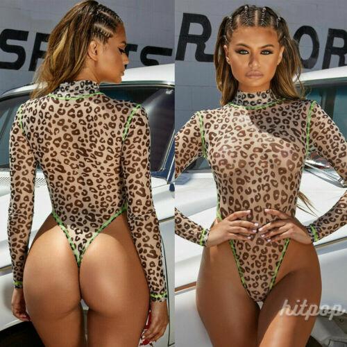 Jumpsuit phối họa tiết da báo gợi cảm cho nữ