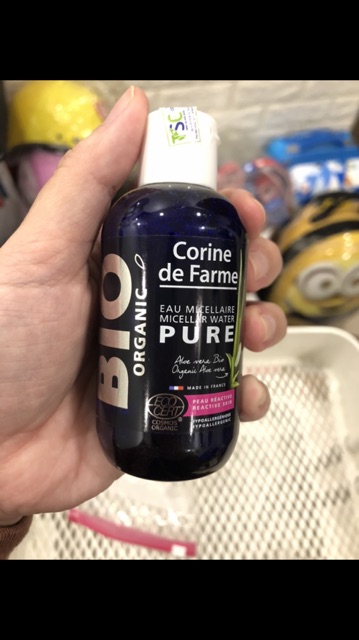 Nước mi-xel hữu cơ làm sạch nhẹ nhàng, tẩy trang