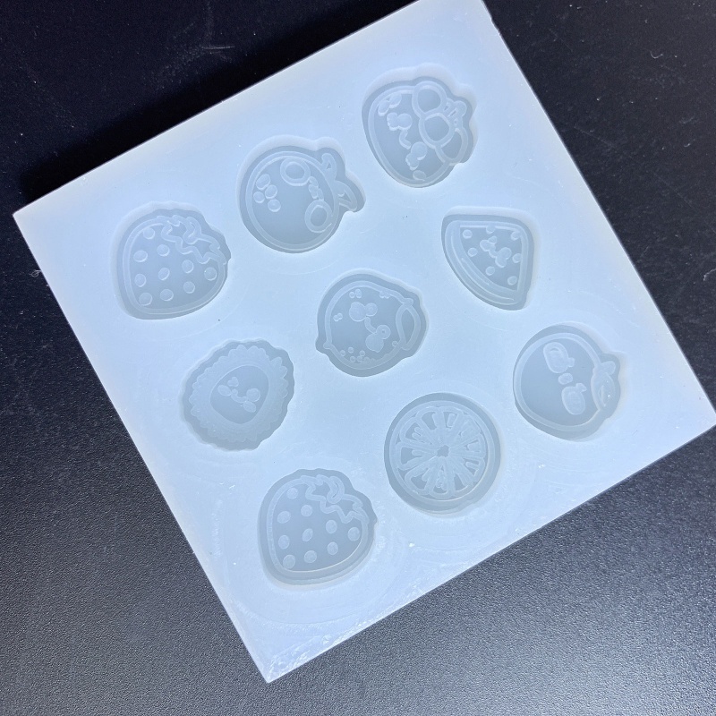 Khuôn Silicone Đổ Epoxy Hình Trái Cây Mini