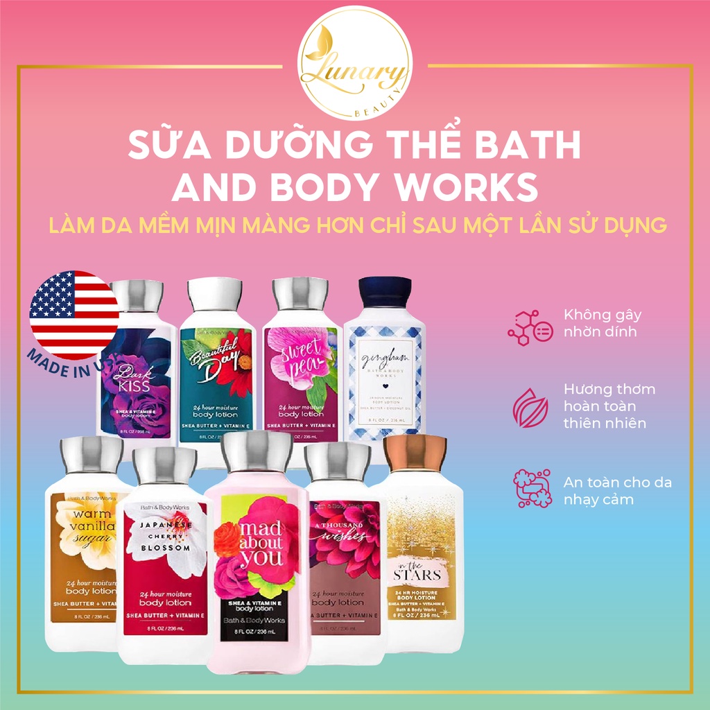 Sữa Dưỡng Thể Lotion Bath and Body Works - Lunary Beauty