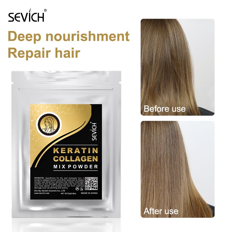 Bột SEVICH bổ sung collagen hỗn hợp phục hồi tóc 25g
