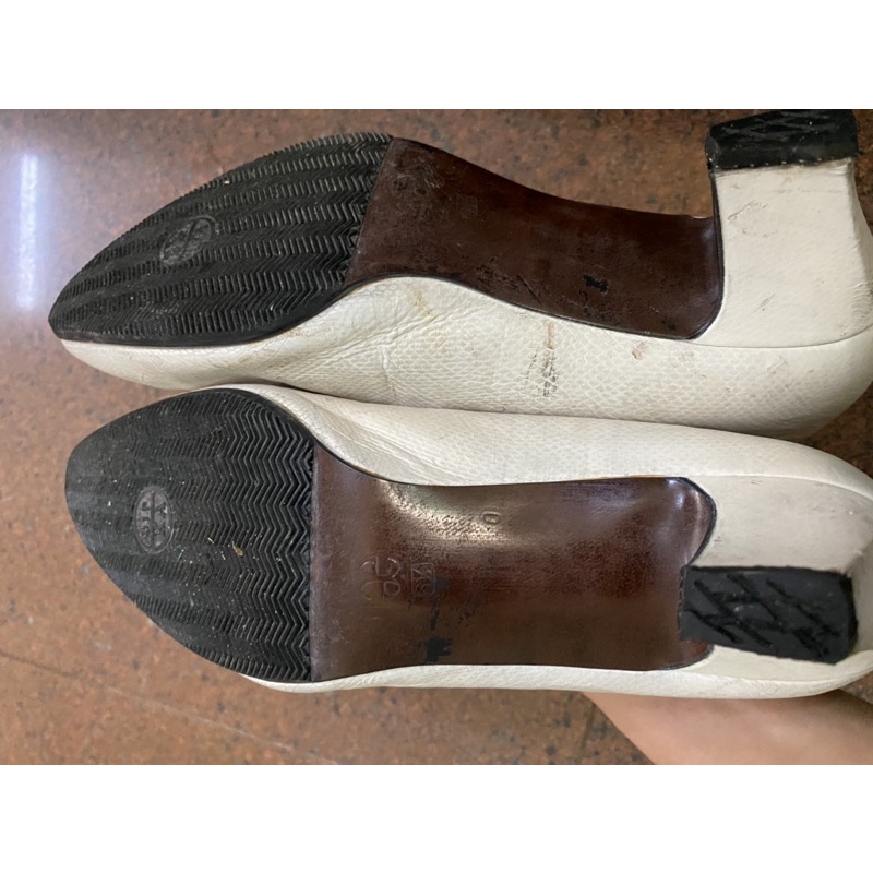 Giày gót vuông elegance paris auth pass