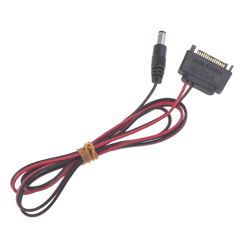1 Cáp Chuyển Đổi Từ Đầu Đực Sang DC 5.5X2.5Mm 12V SATA Sang DC
