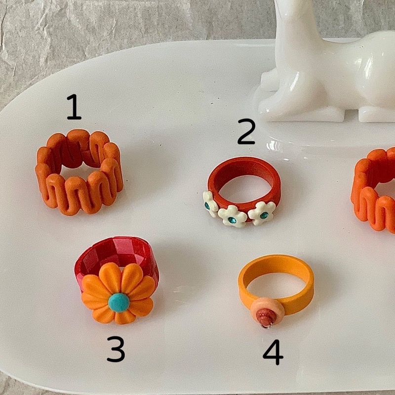 CR01 - Tangerine - Nhẫn Chunky