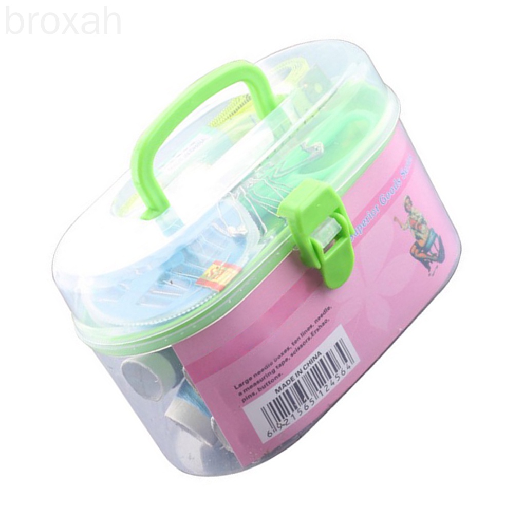 Set kim chỉ thêu tiện lợi đựng trong hộp bằng nhựa