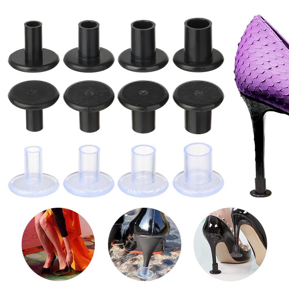 1 Cặp Vỏ Bọc Gót Giày Cao Gót Chống Sốc Chống Trượt Giảm Ồn Tiện Dụng