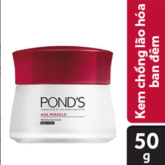 Kem dưỡng da ngăn ngừa lão hóa Ponds ban đêm, ban ngày 50g