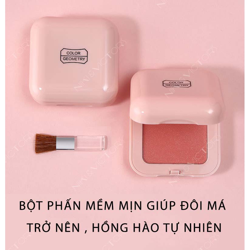 Phấn Má Hồng Đơn Sắc Lameila Blusher Color Geometry