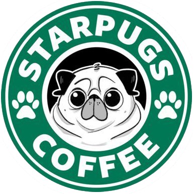 Sticker decal hình dán logo STARBUCKS, dán laptop, dán nón bảo hiểm
