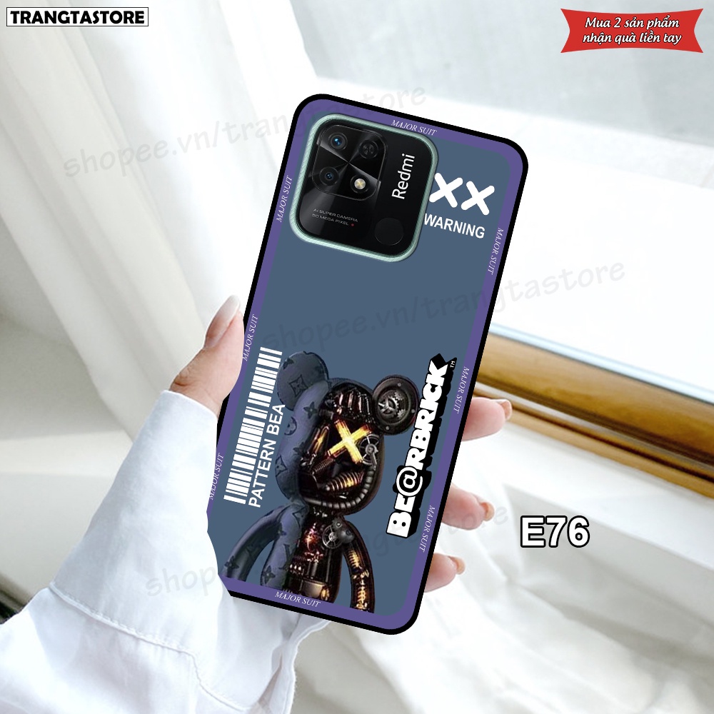 Ốp Xiaomi Poco C40 in hình gấu Bearbrick,Metal Style,Doremon siêu dễ thương chất lượng