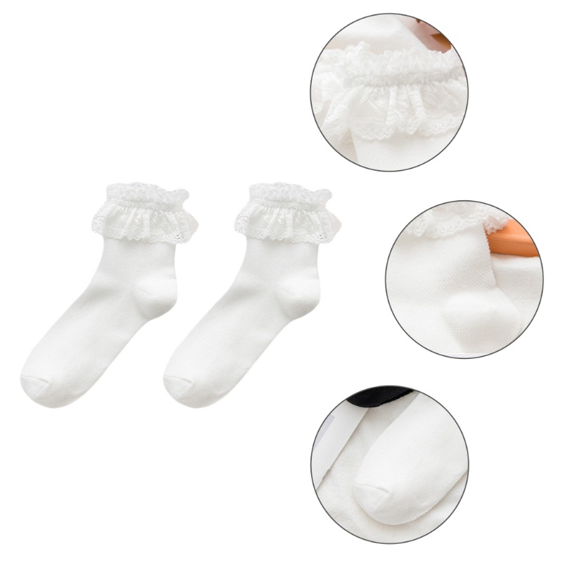 Đôi tất phối ren xinh xắn cho nữ