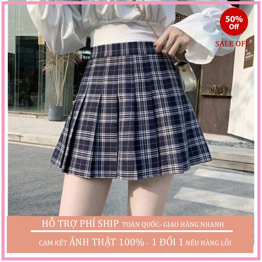 CHÂN VÁY KẺ XẾP LY , CHÂN VÁY TENIS, CHẤN VÁY NGẮN KẺ BBR , KÈM QUẦN, KIỂU DÁNG NĂNG ĐỘNG TRẺ TRUNG THỜI TRANG HÀN QUỐC | BigBuy360 - bigbuy360.vn