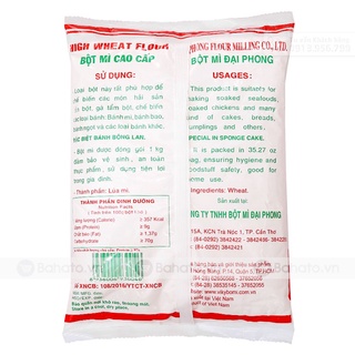 Bột mì đa dụng hiệu Táo đỏ 500g