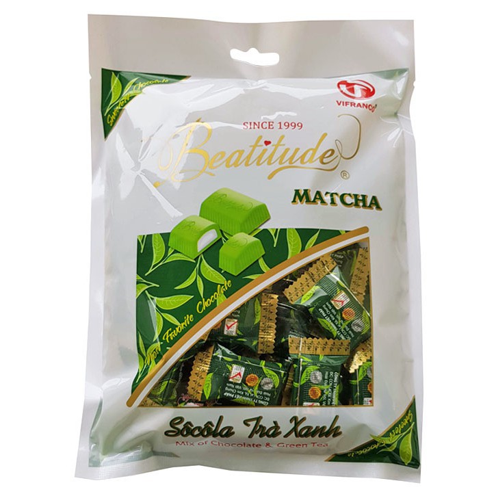 Socola matcha hiệuh beautitude 300g