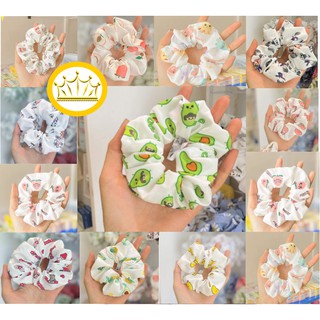 Thun cột tóc vải nhiều màu đa dạng phong cách thời trang cho nữ