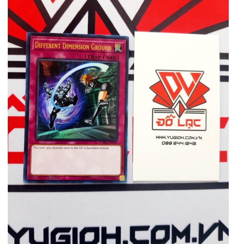 Thẻ Bài Mint90 Yugioh Trap Different Dimension Ground
