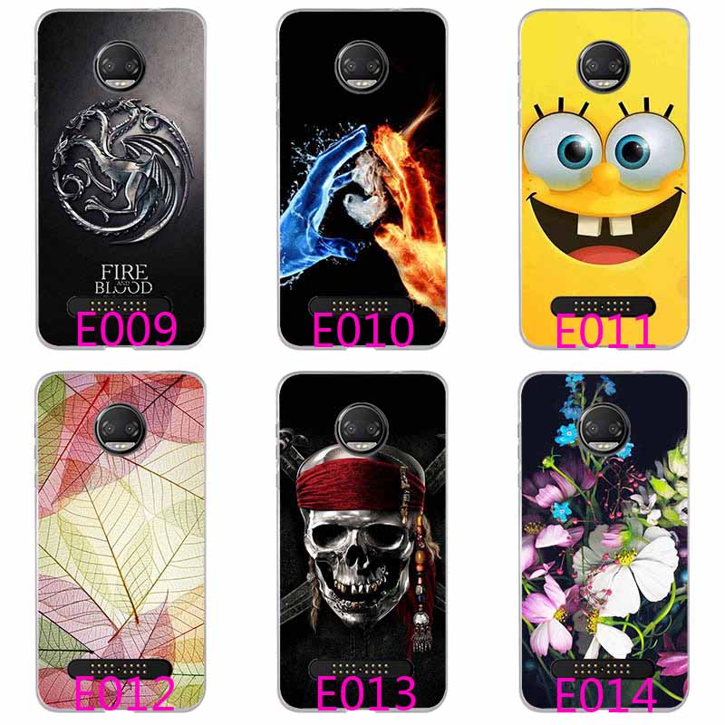 Ốp điện thoại silicon TPU mềm in hoạt hình nhiều màu dễ thương cho Motorola Moto Z2 Force | BigBuy360 - bigbuy360.vn