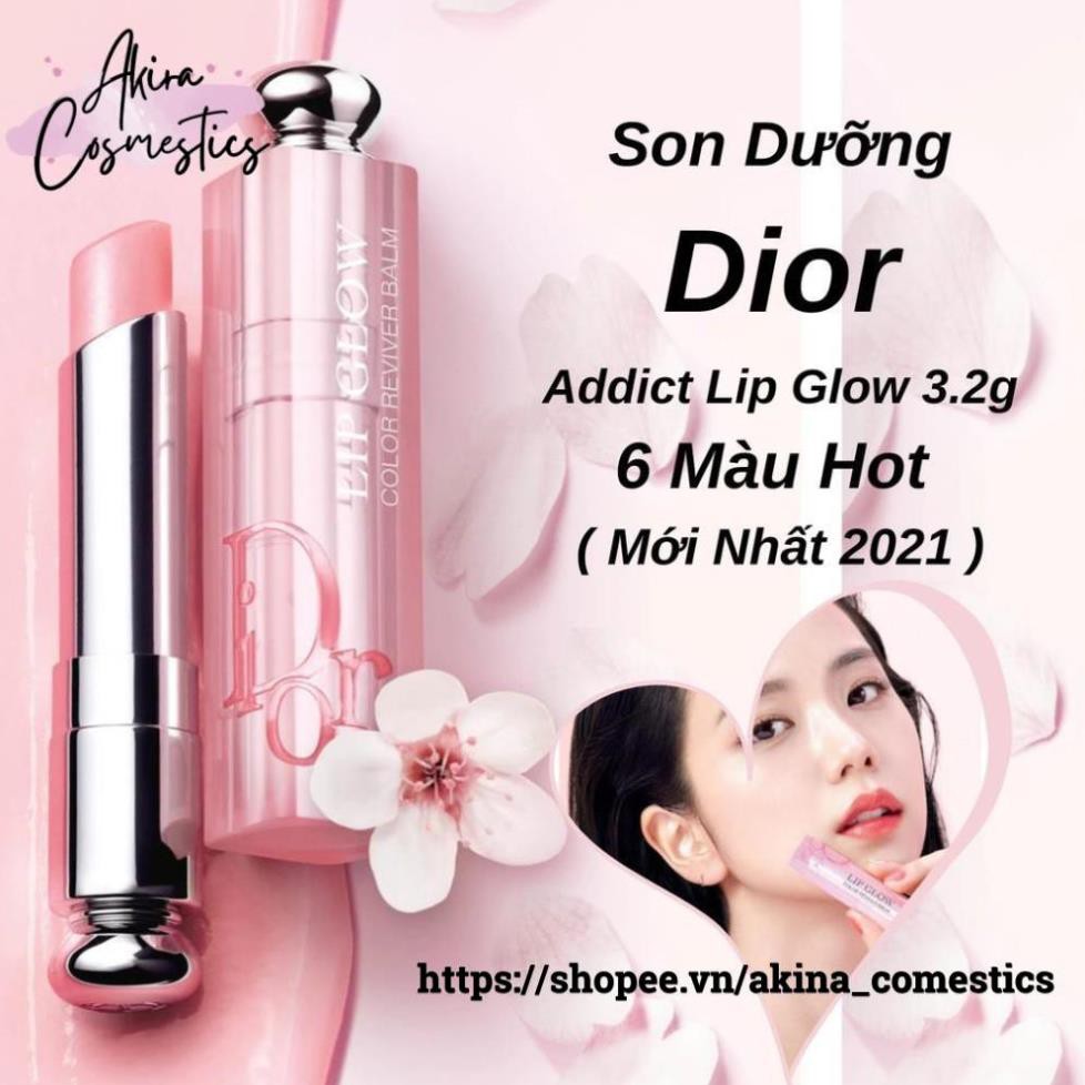 Son Dưỡng Dior 2021 Addict Lip Glow 3.2g 6 Màu Hot – dưỡng ẩm mướt môi