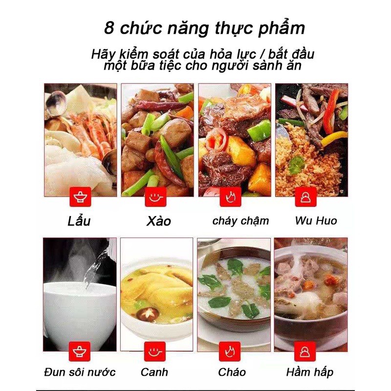 Bếp từ đơn SAST công suất 2200W mặt kính cảm ứng chịu lực, an toàn khi sử dụng, tiết kiệm điện năng