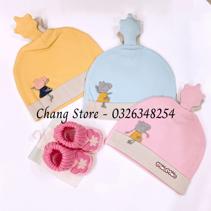 Nón Cotton Dễ Thương Cho Bé Từ 0M+