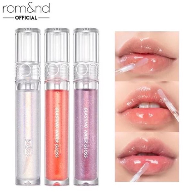 [MÀU 00-01-02] SON BÓNG ROMAND GLASTING WATER GLOSS