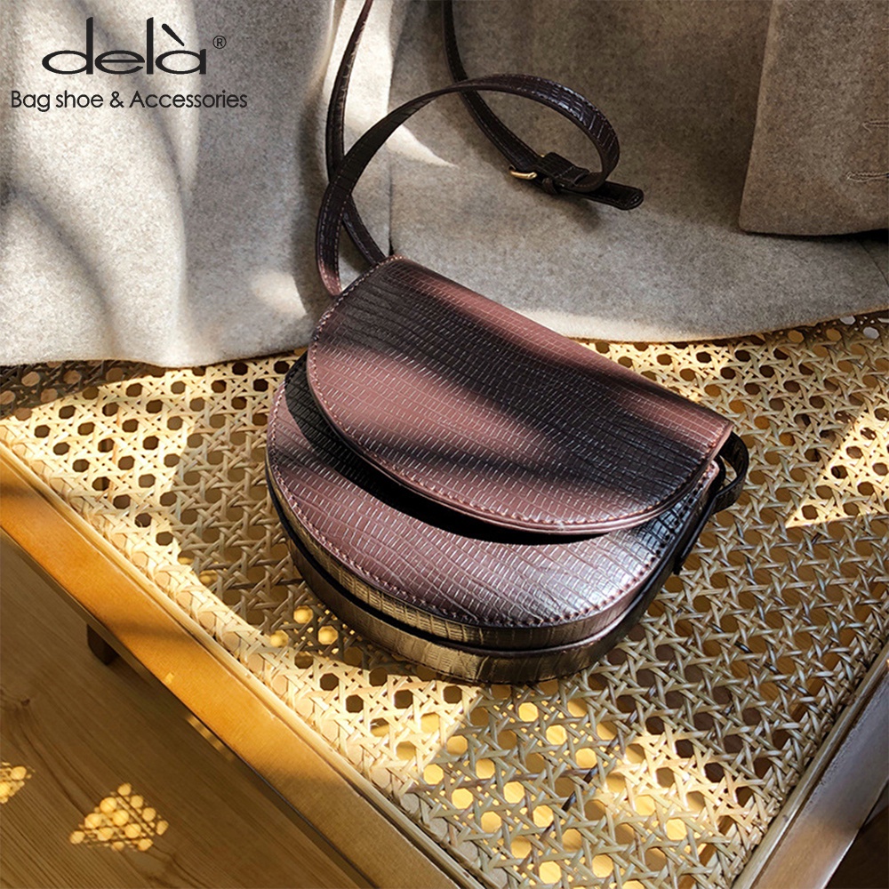 Dela Túi Đeo Vai Hình Vuông Cỡ Nhỏ Phong Cách Hồng Kông Cổ Điển Thời Trang Cho Nữ